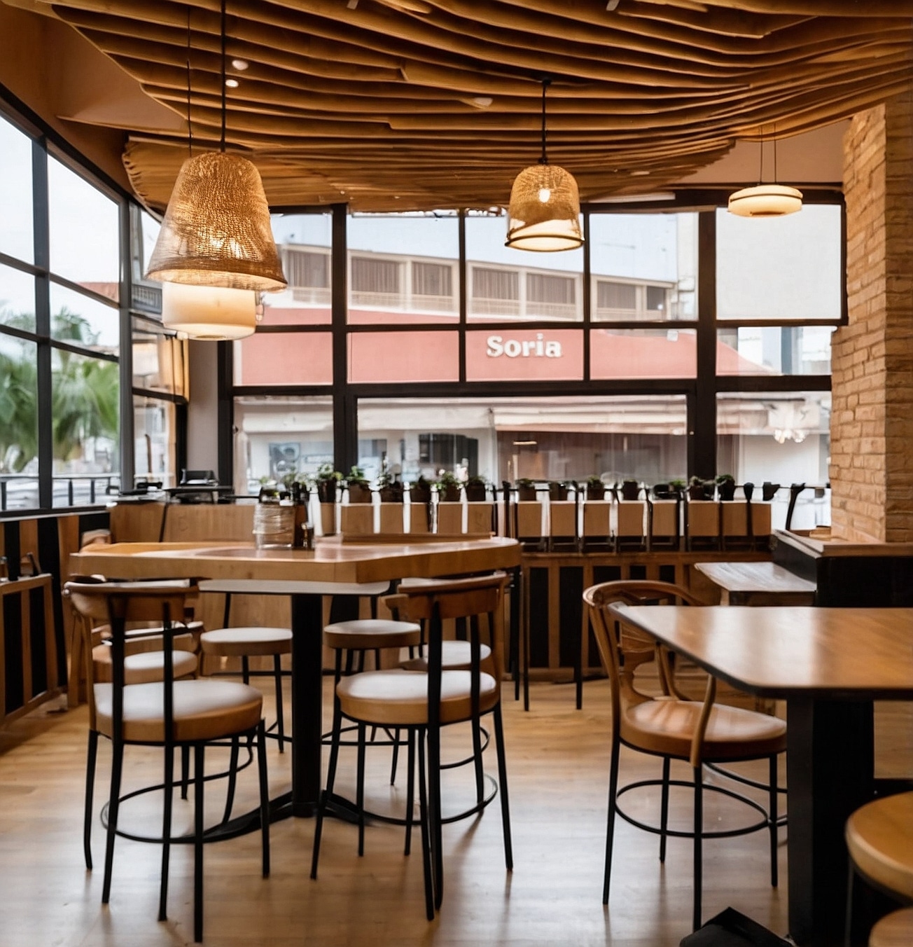 Variedad de cafés y repostería artesanal.